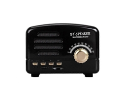 Bt01 Mini Alto Falante Bluetooth Retrô Nostalgia88