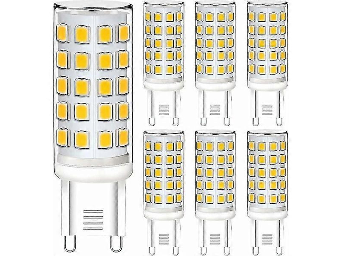 Lâmpada Led, 6 Unidades, Base G9, 5w, 40w, 230v, 2700k, Intensidade Regulável, Para Uso Residencial, Comercial E Manutenção Elétrica