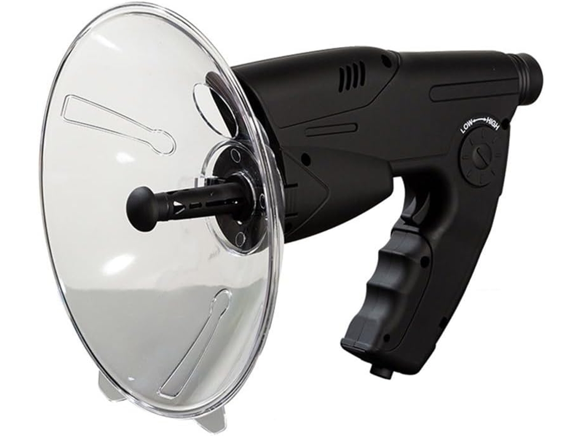 Microfone Parabólico Com Monocular 8x, Som Para Observação De Pássaros