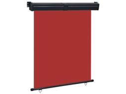 Toldo lateral para varanda VIDAXL vermelho (140x250 cm)