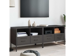 Vidaxl Móveis De Tv 2 Pcs 68x39x50,5 Cm Aço Preto