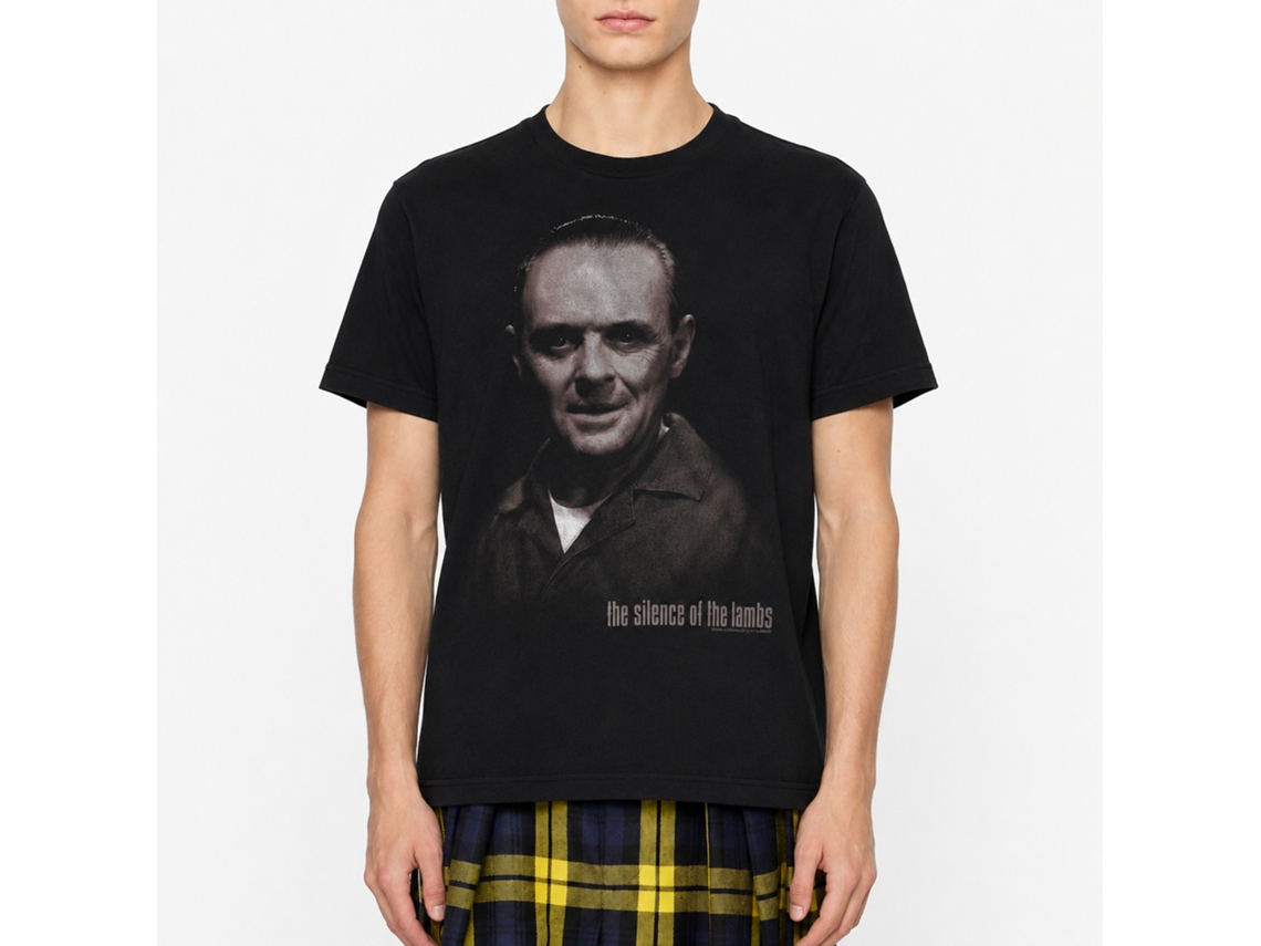 Rockinstone Silence Of The Lambs Movie H.lecter Black Adult T-shirt Size:s
