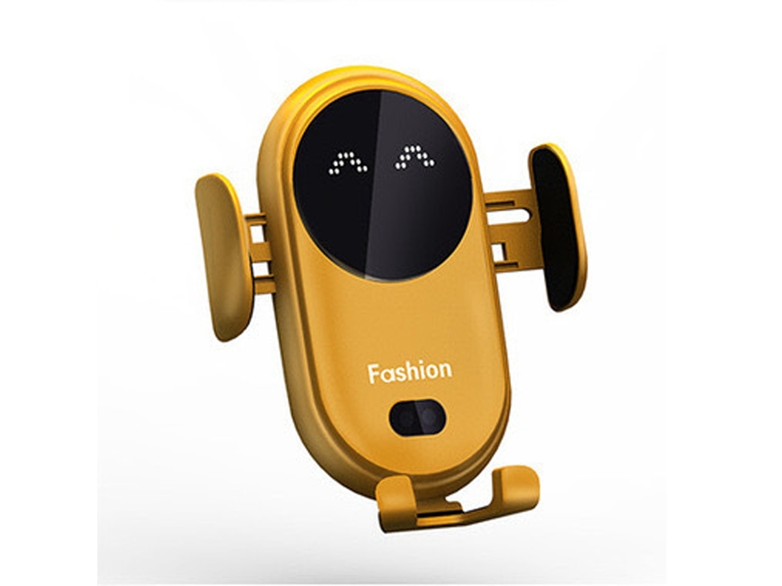 Carregador Veicular Sem Fio Rápido Qi Para Apple (amarelo)