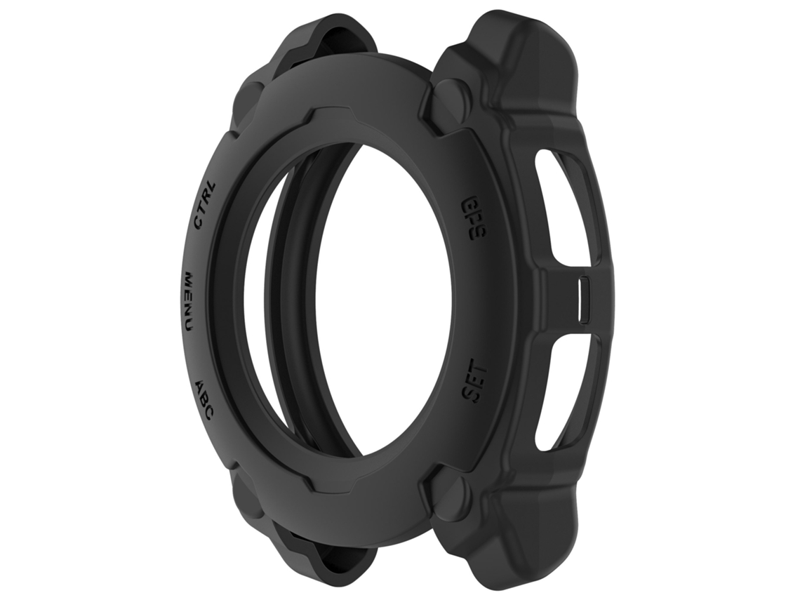 Capa Protetora Compatível Com Garmin Instinct E 40mm, Em Tpu. Preto Hexinyigjly