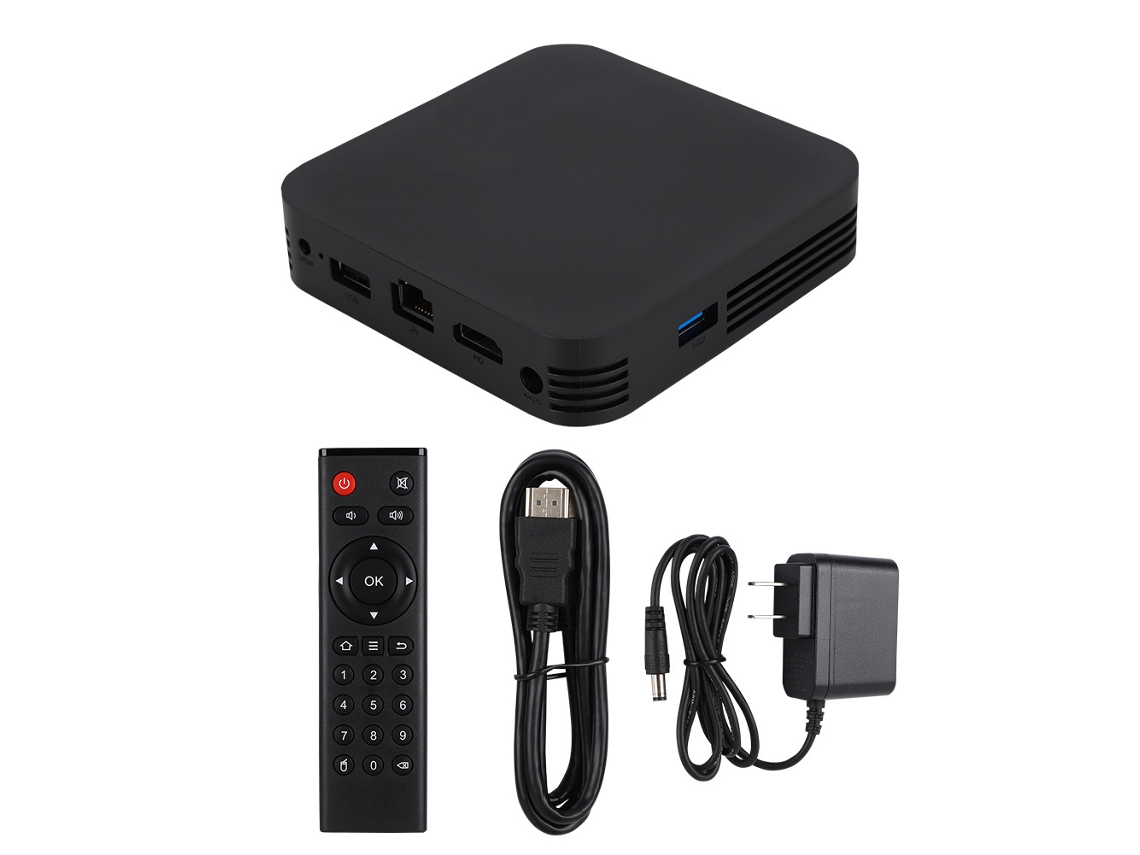 Caixa De Tv Player De Mídia Quad Core Com Wifi