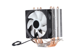 Ventilador De Cpu De 90mm Com 4 Tubos, Luzes Rgb Para Intel E Amd Luz Dourada