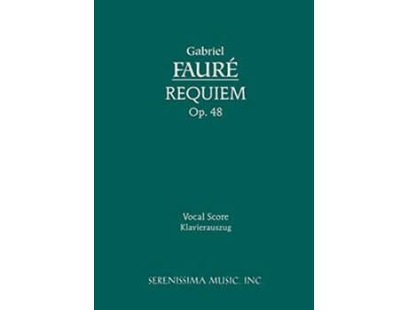 Livro Requiem Op 48 Vocal Score Latin Edition de Gabriel Faure (Latim)