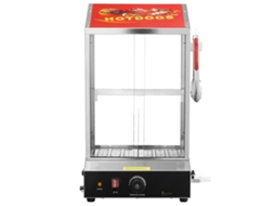 Vaporizador Comercial Para Cachorros Quentes Succebuy, Aquecedor Elétrico Para Pão De 2 Níveis, Portas Deslizantes De 37 L