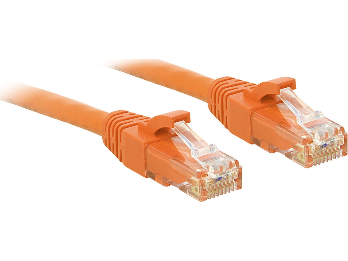 Cabo de Rede LINDY (RJ45 - 2 m - Laranja)