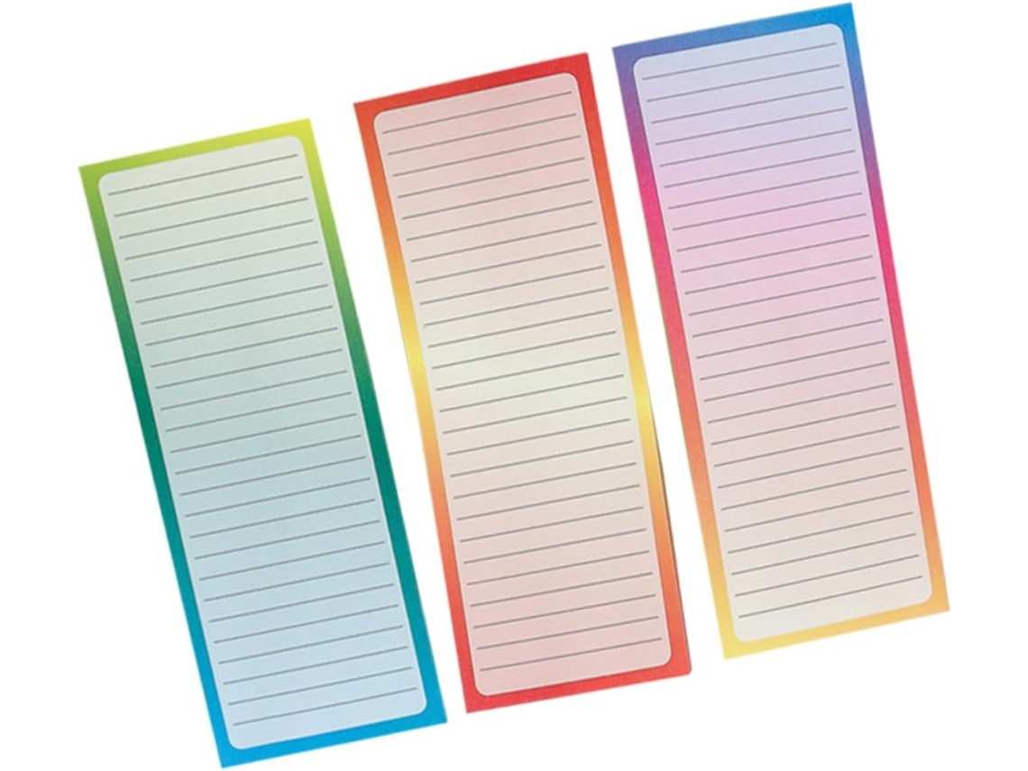 Bloc Notes Magnético Para Frigo Dégradés Com Planificador Aimanté Multifuncional Listas De Cursos E Mémos