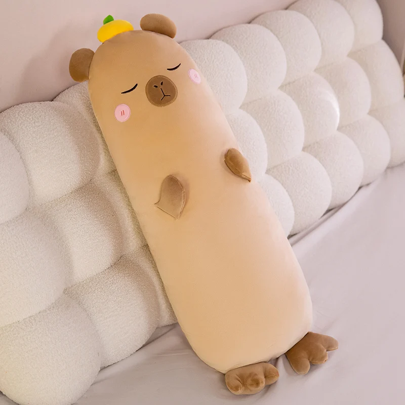 Almofada Longa para Sofá em Formato de Capivara com Suporte Lombar. MDUG (95 Cm)