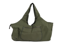 Bolsa de Ioga Verde Militar Oversized Portátil para Fitness Viagem Outdoor com Bolsos Externos | S/MARCA