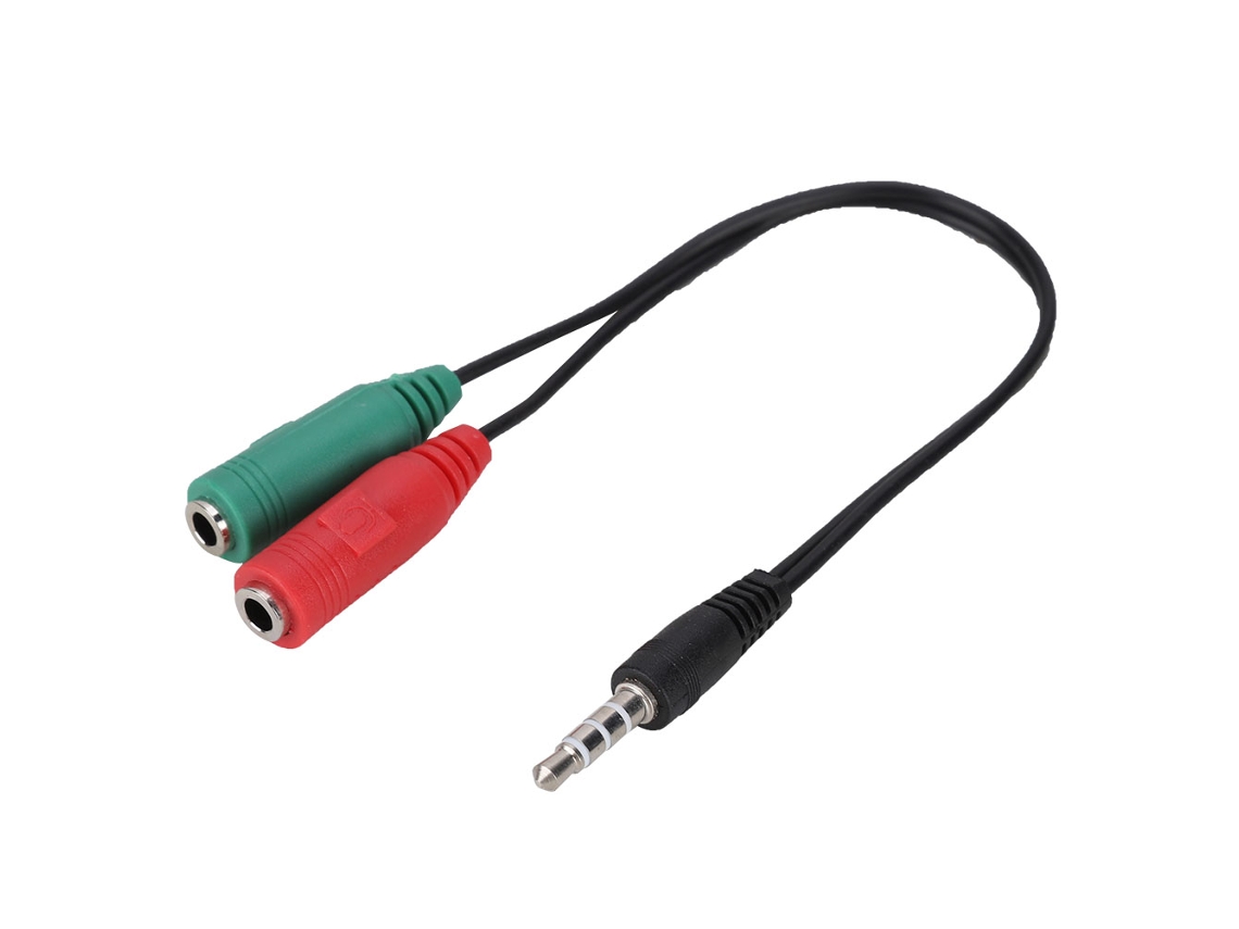 Adaptador Áudio e Microfone LAXISCREED 3.5mm
