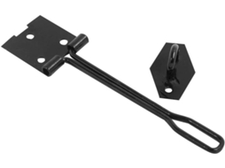 Conjunto De 24 Fechos De Aço Pretos Onestopdiy Para Calçadas, 125 Mm