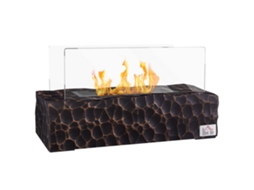 Lareira a Bioetanol de Mesa com Queimador 1.15l, duração 30-45 min, painel de vidro, preto BTFORUS