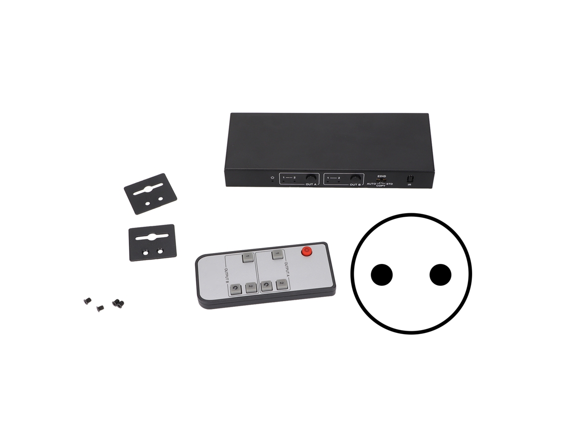 Separador De Áudio Hdmi Extrai Som 4k Plug And Play