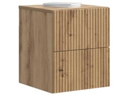 Gabinete de Canto Montado na Parede 2 Pcs Carvalho Arttisan MAISON EXCLUSIVE