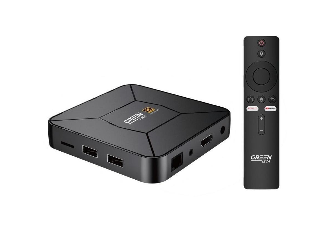 Android Tv Box 4k Ultra Hd, Wi Fi, Controle Remoto, Transforme Sua Tv Em Smart Tv Com Acesso A Aplicativos E Streaming Uuzeit Shop