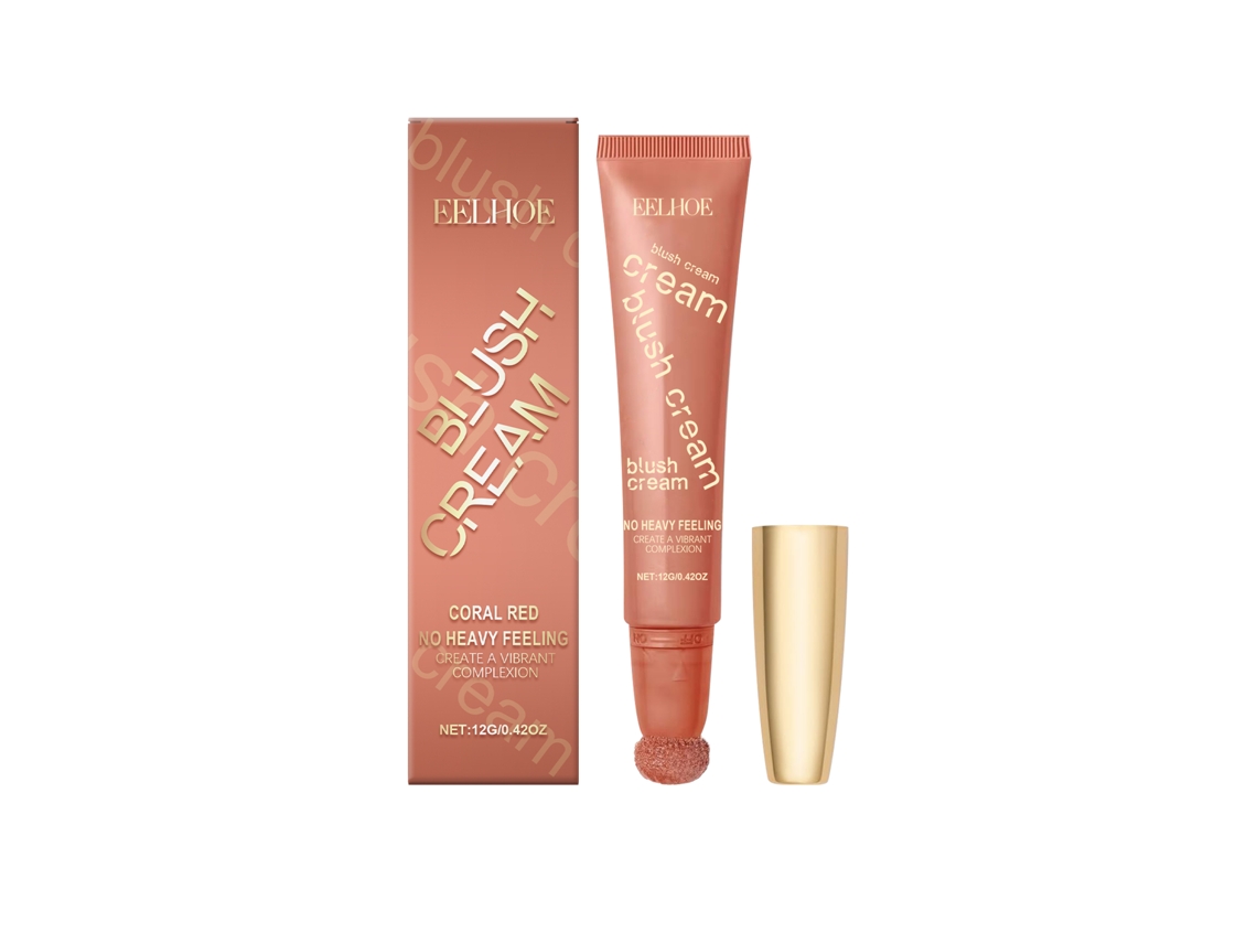 Blush Creme Coral LAXISCREED para Maquilhagem com Tom Vivo e Natural