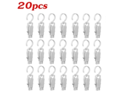 Pinzas de Ropa Giratórias 360°, 10/20 Pcs, Resistentes S/MARCA
