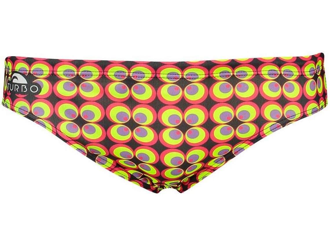 Slips para Homem TURBO Flower 70 Branco para Natação (XL)