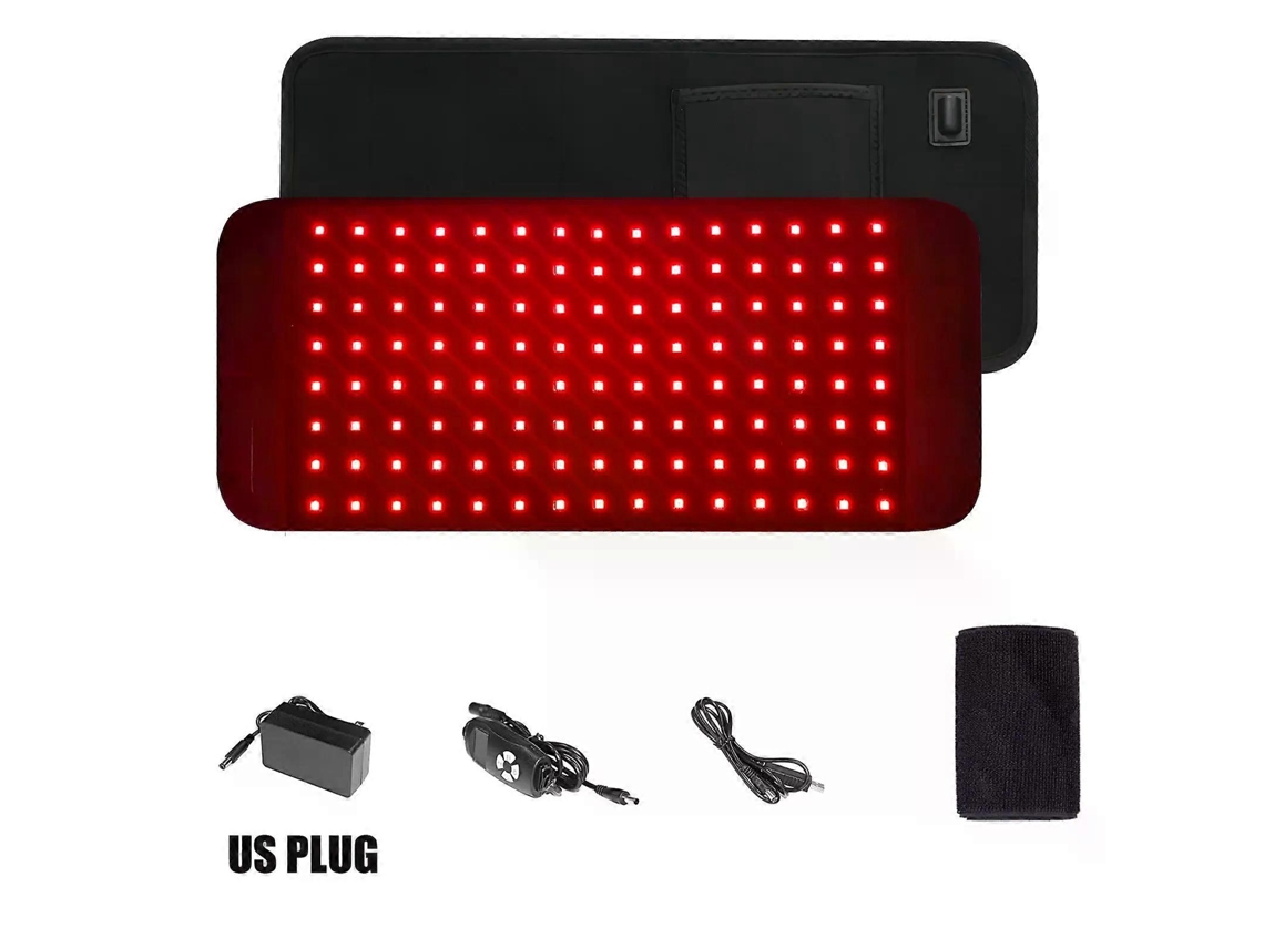 Travesseiro PENGDSJE com terapia de luz infravermelha vermelha, dispositivo de beleza LED para alívio da dor no rosto e no corpo (dimensões sem)