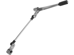 Alavanca de câmbio para motocicleta em liga de alta resistência com pedal antiderrapante.