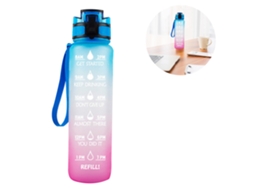 Garrafa Motivacional 1l (marcador Tempo, Palhinha, Sem Bpa)