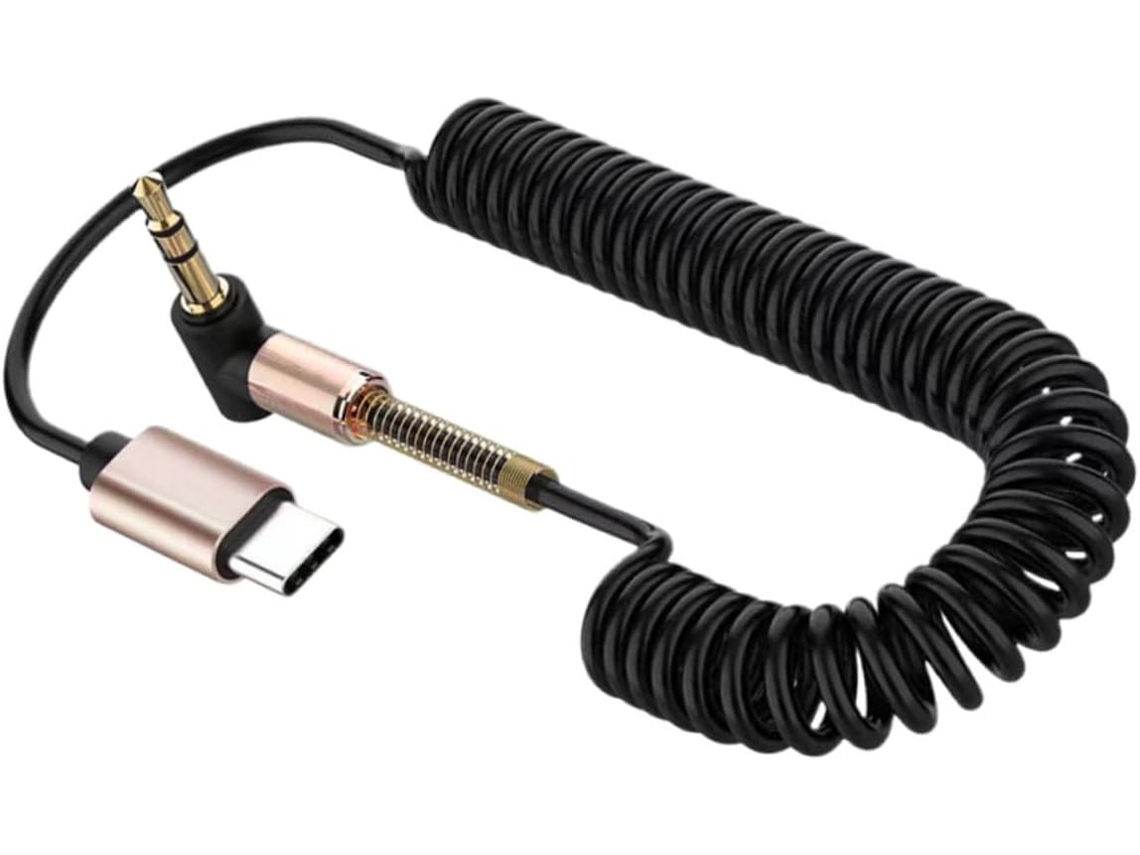 Adaptador De Áudio Usb-c Para Conector De 3,5 Mm Com Cabo De Cobre