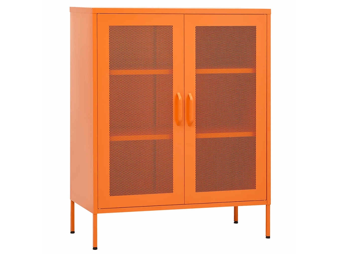 Storage Cabinet, Storage Cabinets Vidaxl Laranja Aço (n/a)