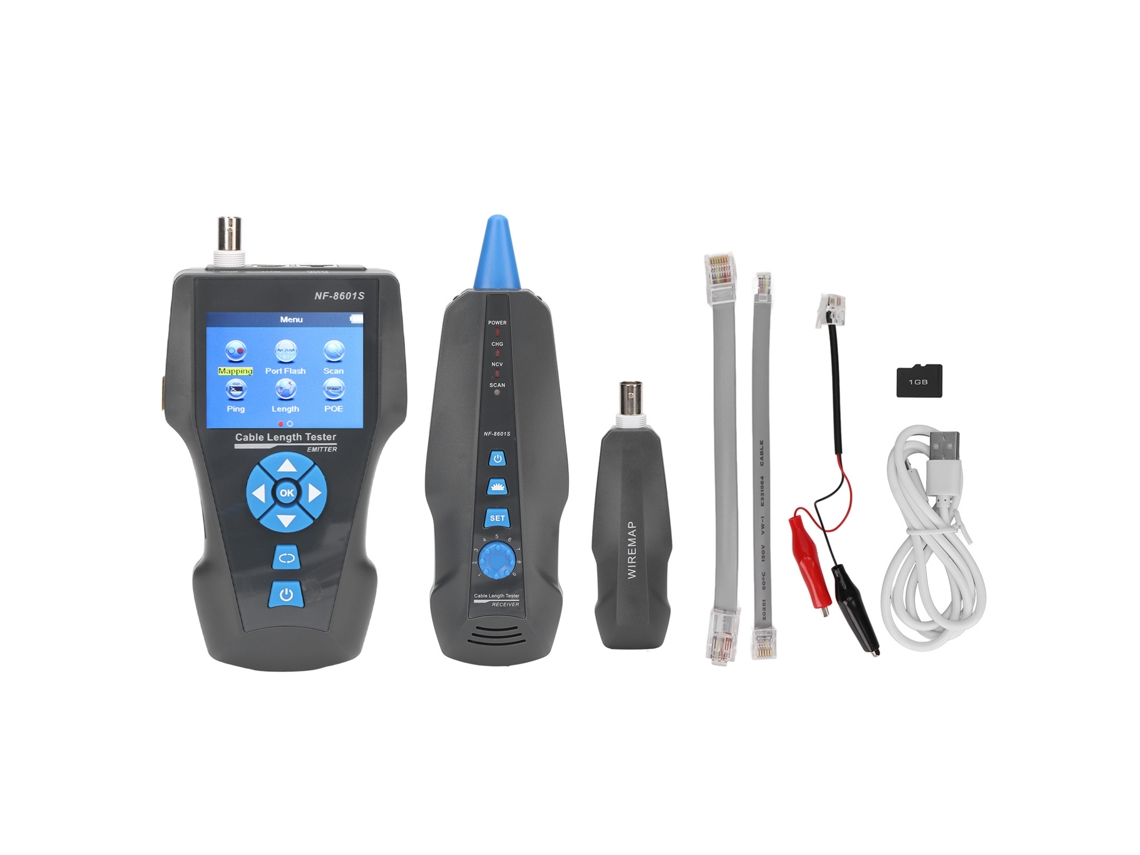 Testador De Cabos De Rede Rj11 Rj45 Com Ping Poe