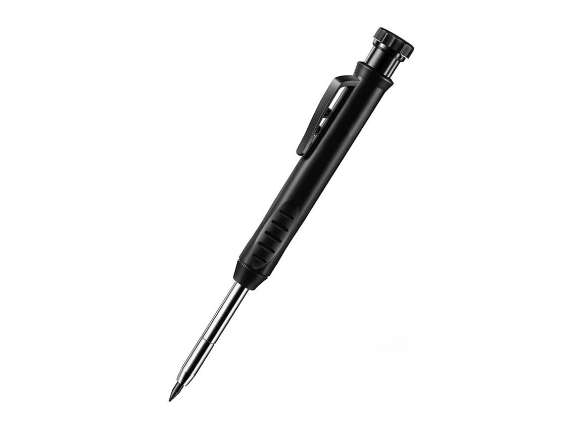 Conjunto de 2 Lapiseiras Mecânicas para Carpinteiro, uma com Carga Preta e Outra Azul BRILVIBERA
