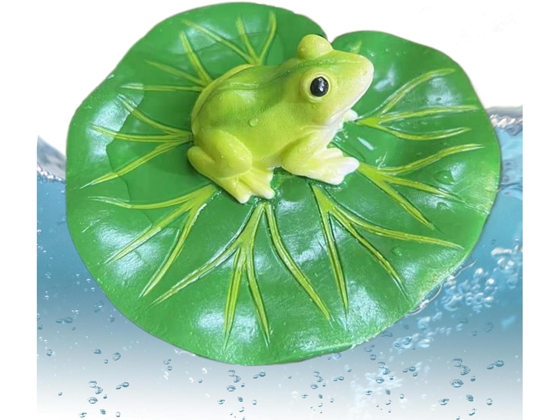 Rãs Flutuantes para Lago, Resina, Simulação de Paisagem Fofa, Rã Flutuante de Resina para Aquário, Jardim, Piscina, CHABERLU