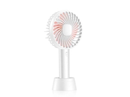 Mini Ventilador Portátil Recarregável Usb (cor: Branco, Sem Bateria Padrão) (a-5-f6)