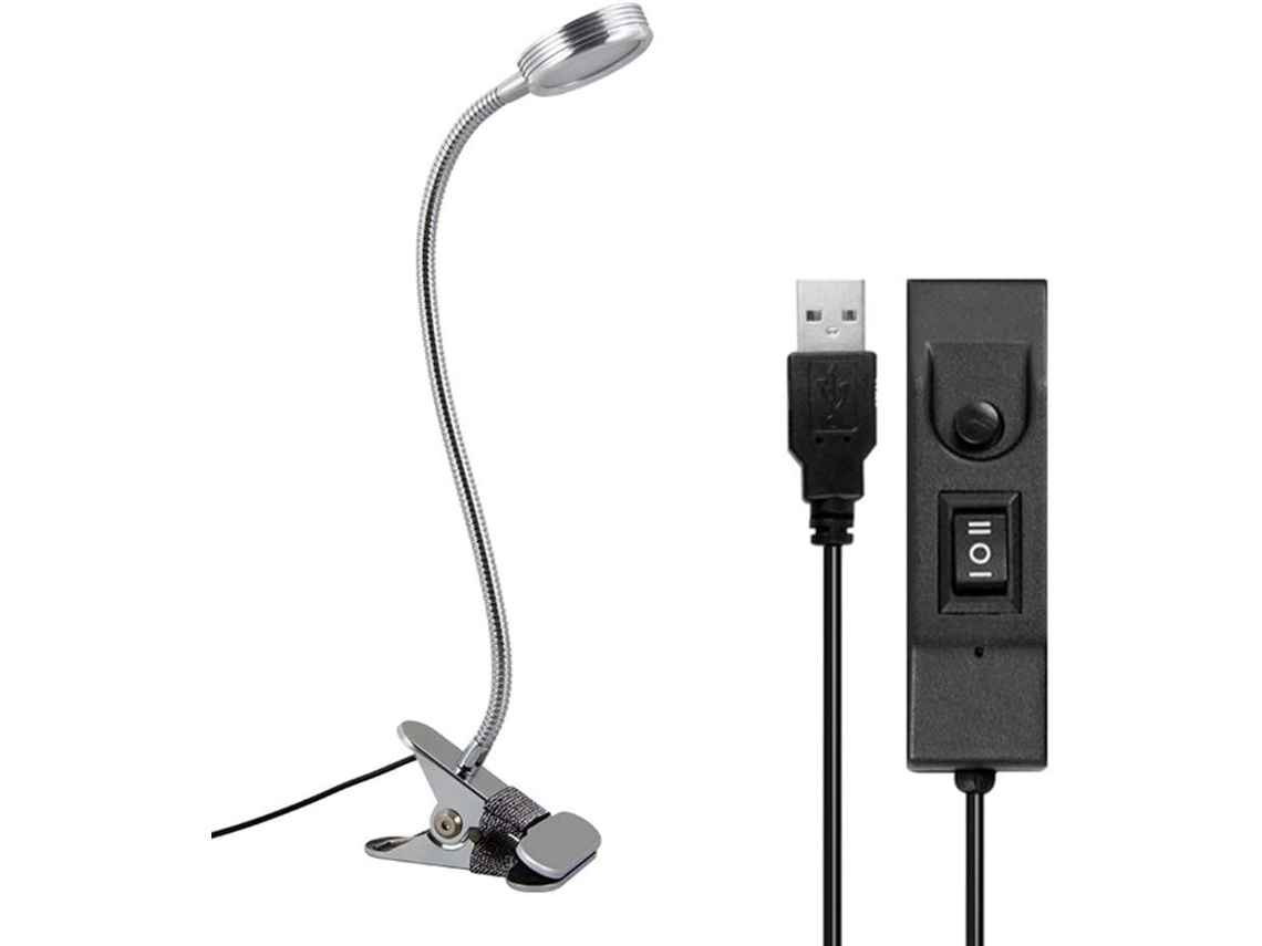 Luminária De Mesa Ajustável Kampeaburr Para Escritório, Com Proteção Para Os Olhos, Luminária De Mesa Com Clipe