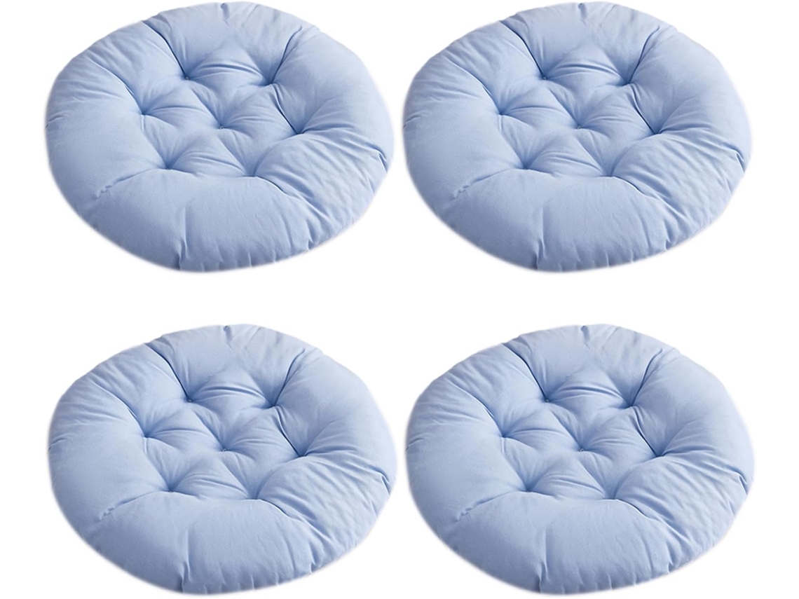 Almofadas Redondas Jorzer Para Cadeiras, 10x 35cm, Almofadas De Chão Para Adultos, Almofada De Chão Redonda E Grossa