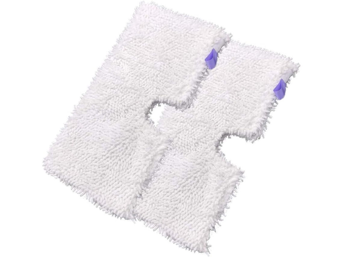 Conjunto de 2 Almofadas Limpeza Microfibra Substituição para a Série Shark S3500 BRILVIBERA