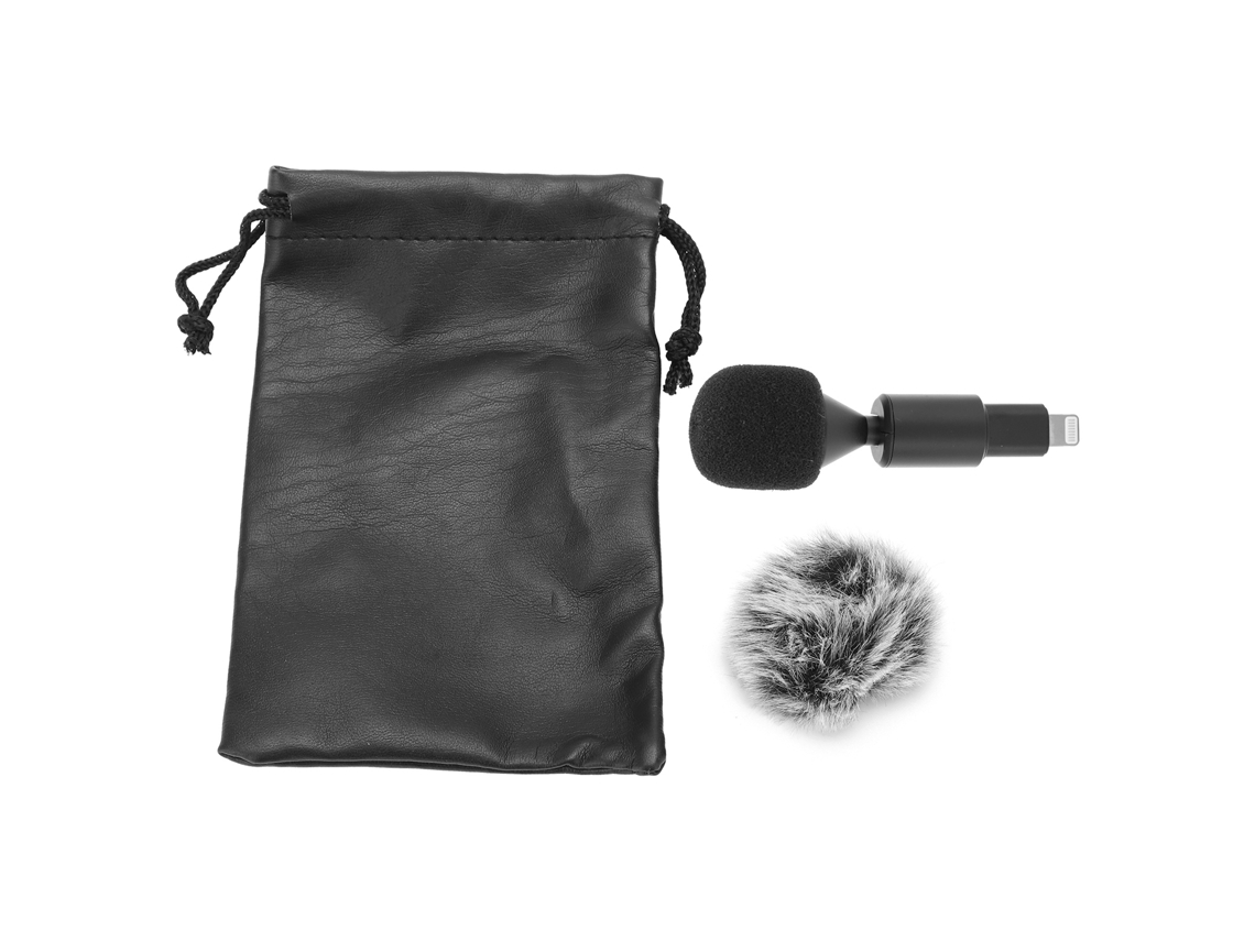 Microfone Omnidirecional Mini Plugplay Para Celulares Ios