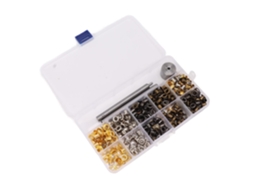 Ilhós Kit 4 Núcleos Classificados 5mm Cobre Fácil Instalação Caixa