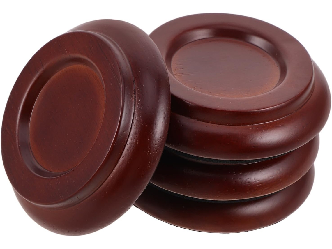 Conjunto De 4 Protetores Pés Antiderrapantes Para Piano, Ideais Para Pisos De Madeira E Pianos Verticais