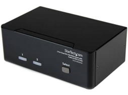 Switch KVM STARTECH SV231DD2DUA em Preto