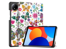 Capa Para Xiaomi Redmi Pad Se 8.7 Polegada Borboleta