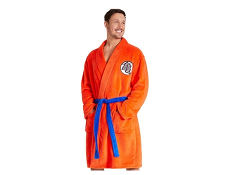 Robe Dragon Ball Kanji Go Laranja Tamanho M New Import