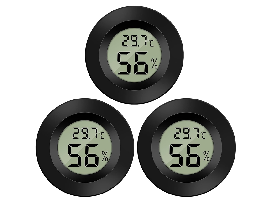 Lurelia Termohigrómetro Lr44, Digital, Ecrã Lcd, A Pilhas