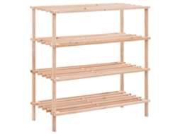 Shoe Rack, Show Racks Vidaxl Bege Madeira (n/a)