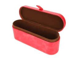 Caixa De Armazenamento Portátil De Couro Pu Para Secador De Cabelo Supersoni Hd01 (vermelha)