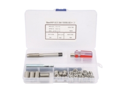 Kit de reparo de roscas com cabos de arame de aço inoxidável, 29 peças (m10*1,5)