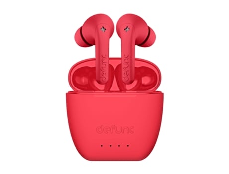 Auriculares True Wireless DEFUNC DFTRUEAUDIOR (Bluetooth - Vermelho)