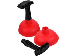 Bomba De Drenagem Pequena Com Ventosa, Em Duas Peças, Para Cozinha E Banheiro, Com Alça.