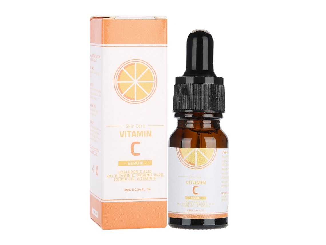 Soro Facial Com Vitaminas C E E Naturais Iluminador E Hidratante